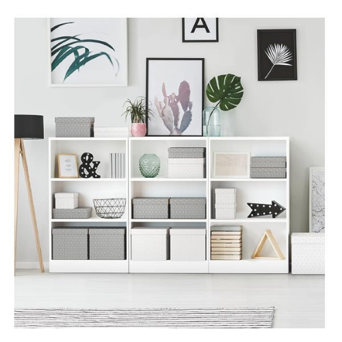 Esselte - Confezione regalo - small - 25.5 cm x 20 cm x 15 cm - bianco - pacco da 3